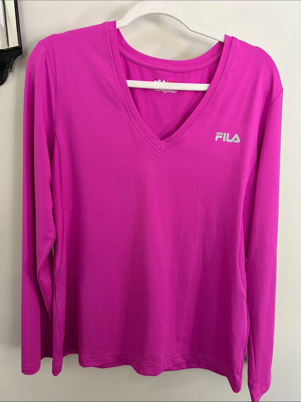 NWT FILA Sport Pink Perdormance Top XL